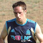 Franck Ribéry, du bleu plein les yeux