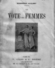 Hubertine la suffragette