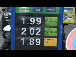 Le prix du litre d'essence plus cher qu'un litre de vin !