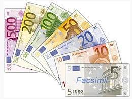 Euros. Billets