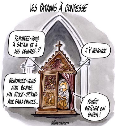 Les patrons à confesse