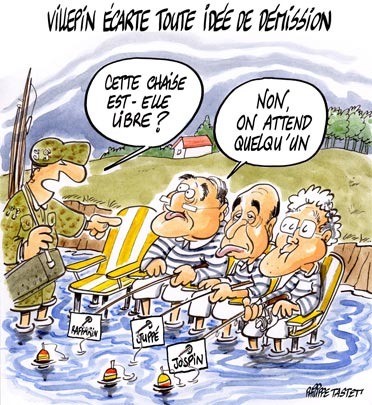 Villepin écarte toute idée de démission