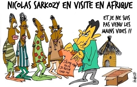 Sarkozy en visite sur le continent africain
