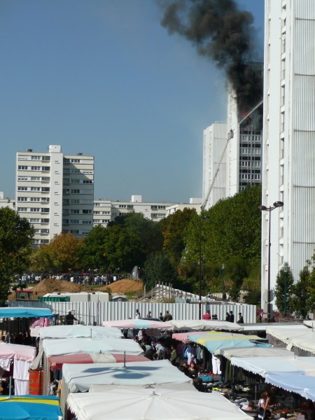 Incendie aux Ulis