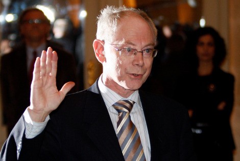 Herman Van Rompuy élu du conclave européen de Bruxelles