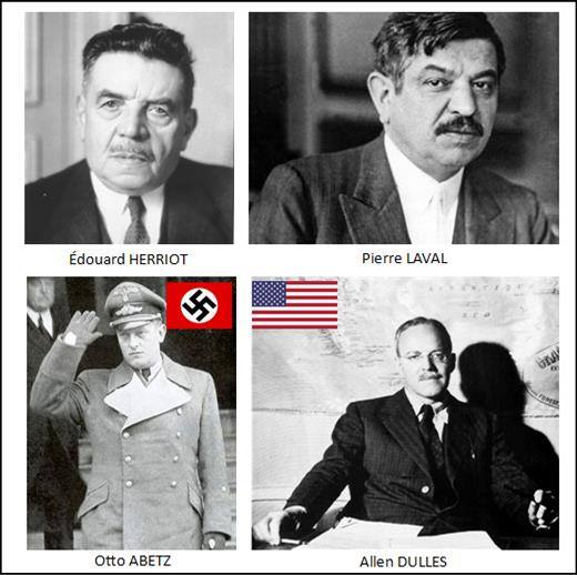 CIA Allen Dulles et lambassadeur dHitler à Paris Otto Abetz Lhistoire vraie : il y a 50 ans, le 6 juin 1964, Charles de Gaulle refusait de commémorer « le débarquement des anglo saxons »