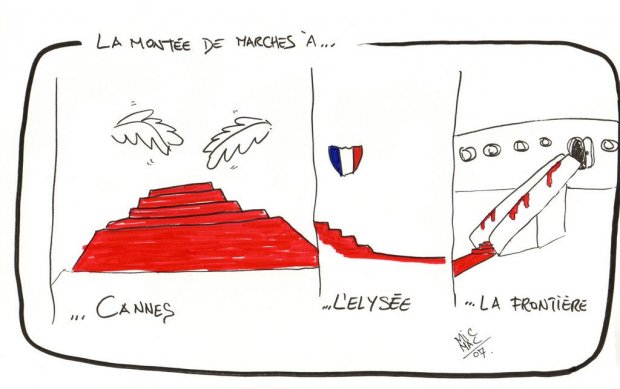 La montée des marches