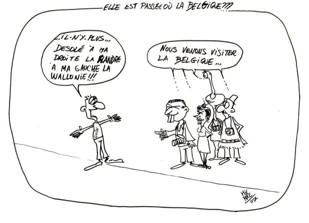 Elle est passée où la Belgique ?