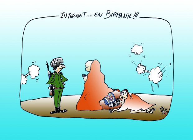 Internet en Birmanie