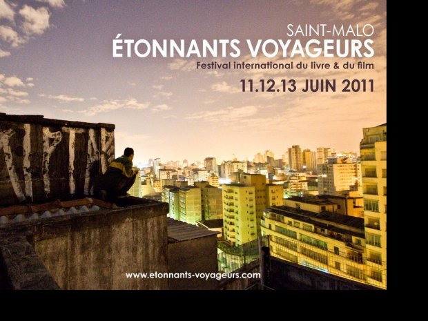 Affiche du festival Etonnants Voyageurs Affiche du festival Etonnants Voyageurs