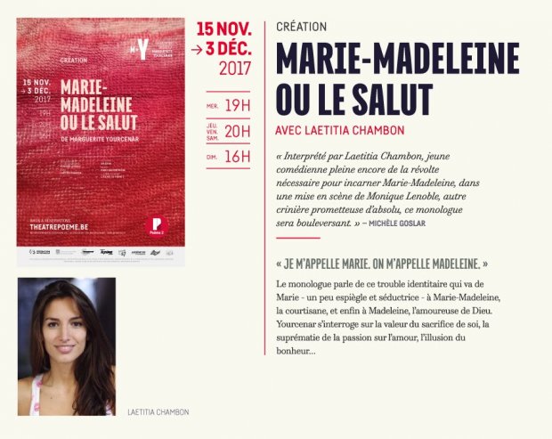 Entretien avec Dolorès Oscari, directrice du Théâtre Poème 2 à Bruxelles : Hommage à Marguerite Yourcenar