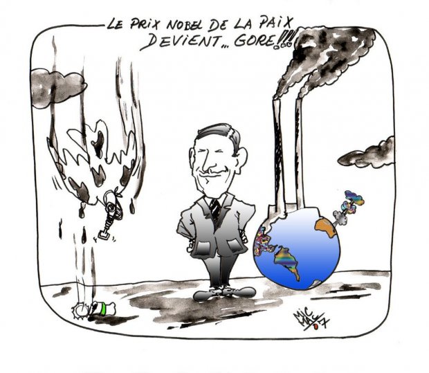 Prix Nobel de la paix devient Gore