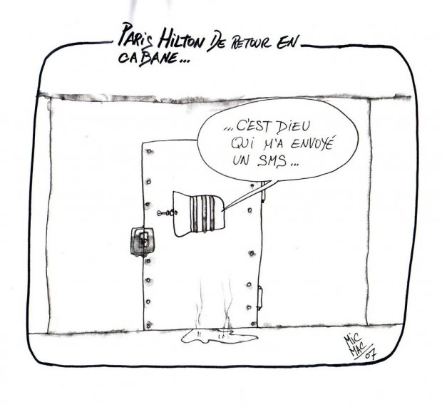 Paris Hilton, retour en cabane