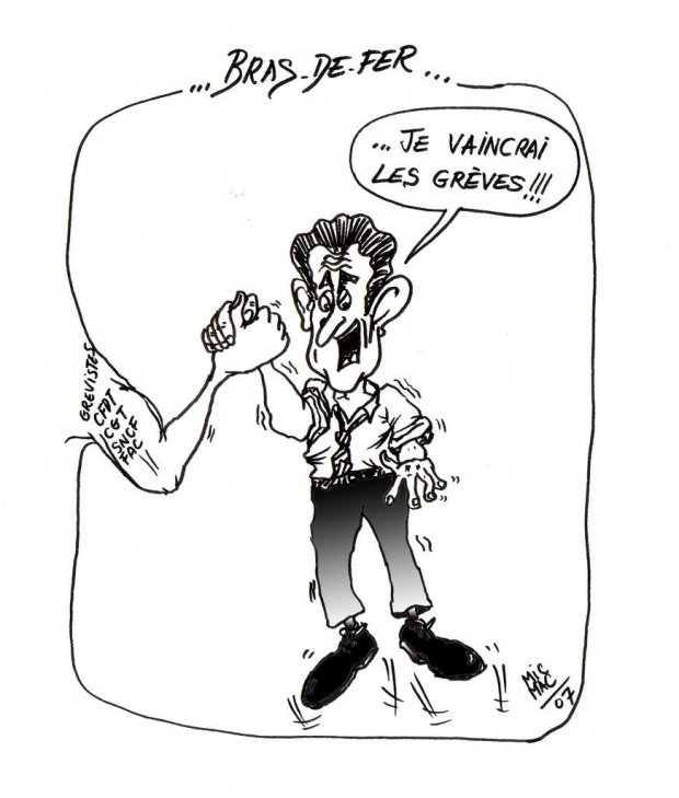 Bras de fer !