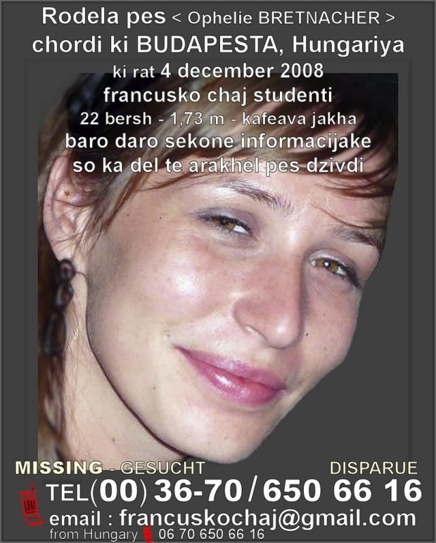 Avis de recherche : Ophélie Bretnacher, française de 22 ans disparue à Budapest
