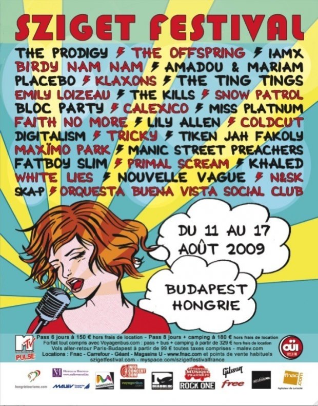Sziget festival 2009 : l'Europe danse à Budapest