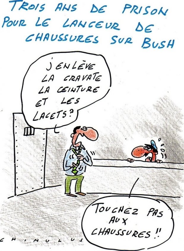 Le lanceur de chaussures