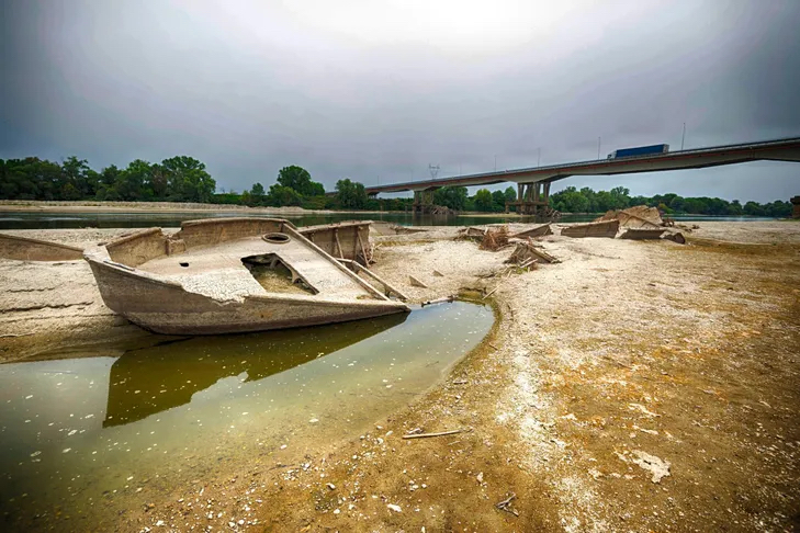 Une rivière de sable