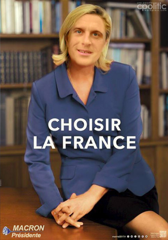Les affiches d'Emmanuel Macron pour la campagne présidentielle de 2022
