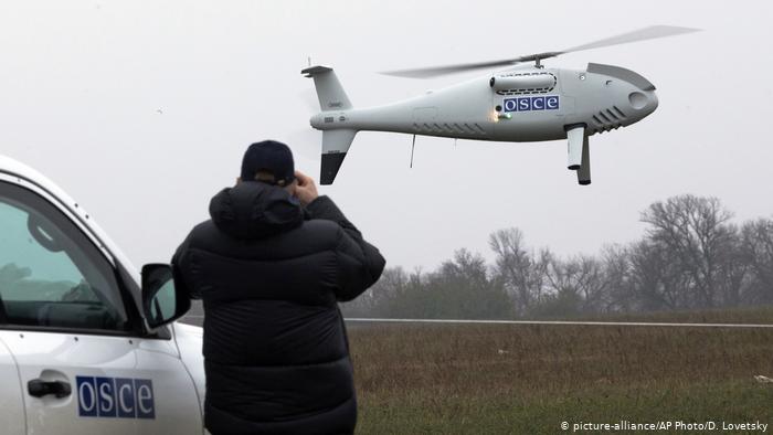 Donbass - L'armée ukrainienne tire sur plusieurs drones de l'OSCE et en abat un