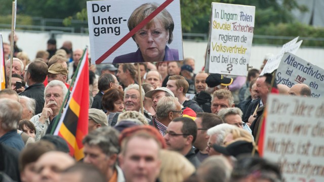 Ils veulent renverser le gouvernement de Merkel