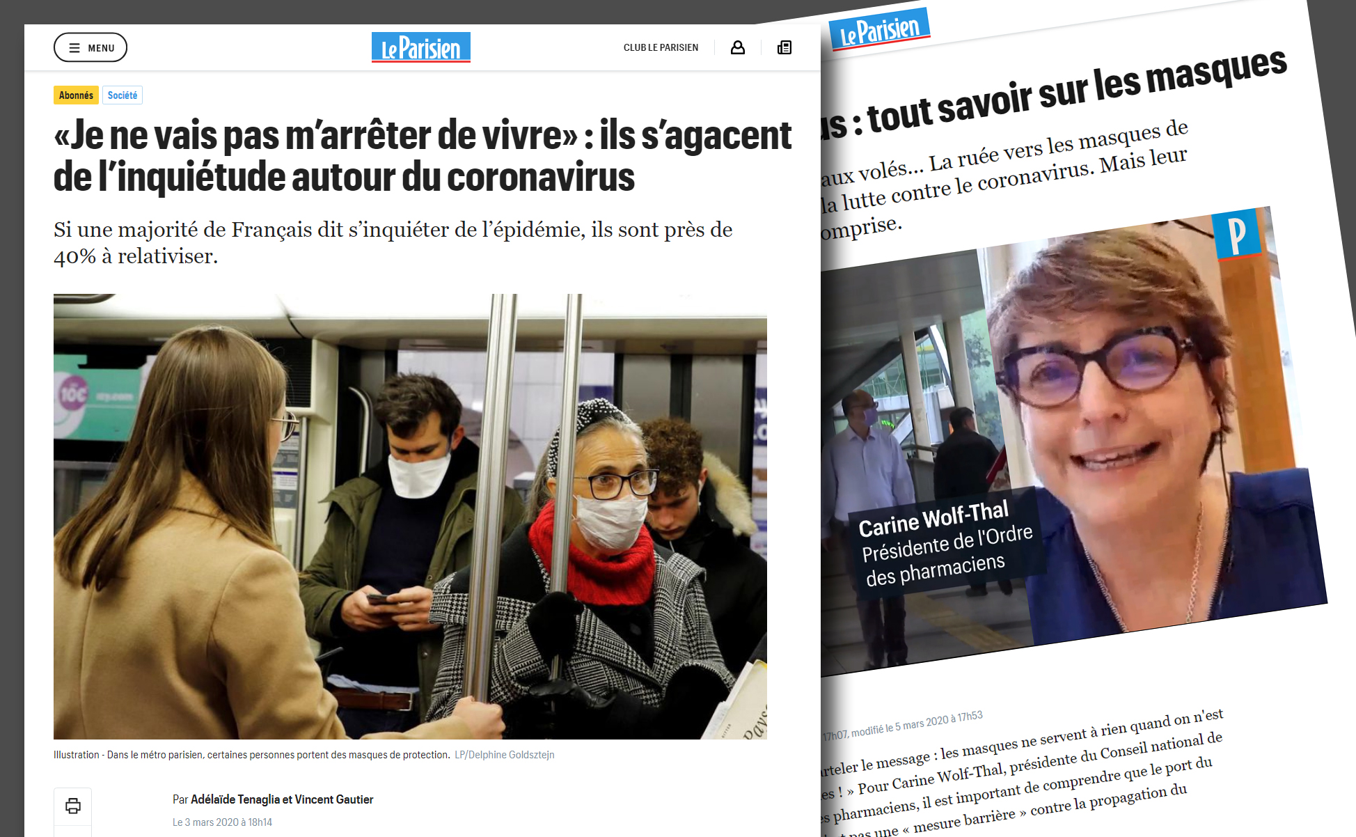 Coronavirus et masques : les fake news du journal « Le Parisien »