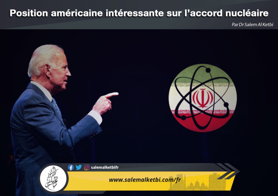 Position américaine intéressante sur l'accord nucléaire
