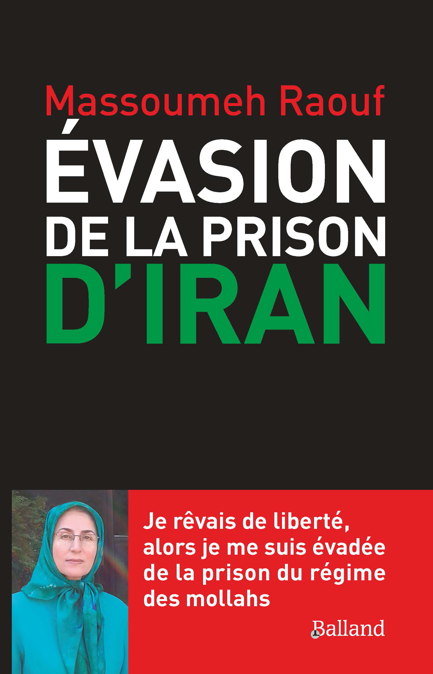 Rentrée littéraire d'hiver 2022 - parution de « Évasion de la prison d'Iran »