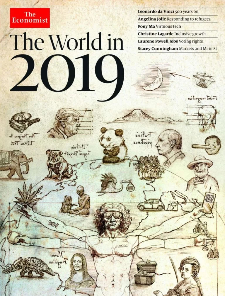 Tout ce qui se passe était sur la couverture de « The ECONOMIST » en janvier 2019 !