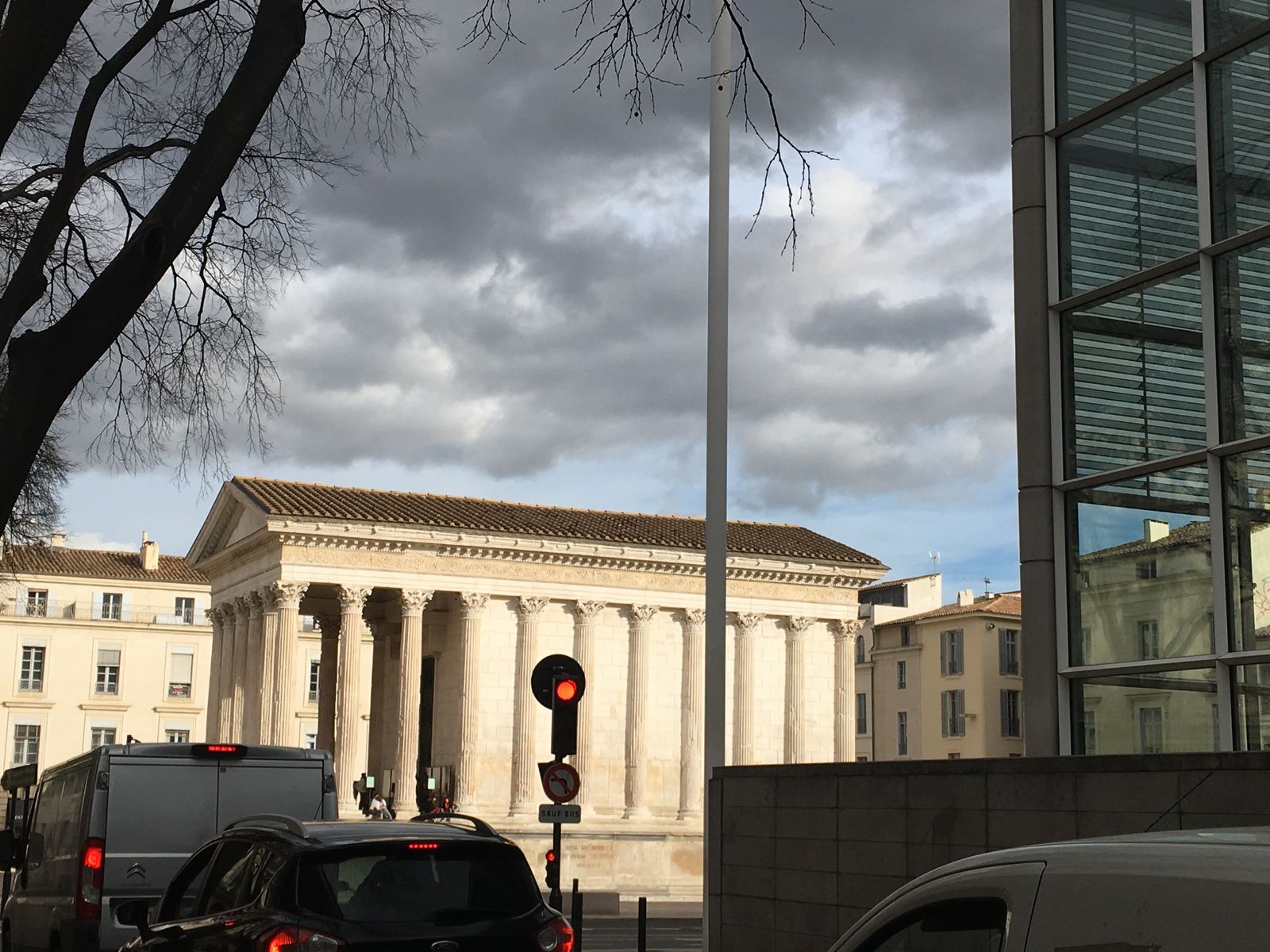 Un temple romain au coeur de la ville...
