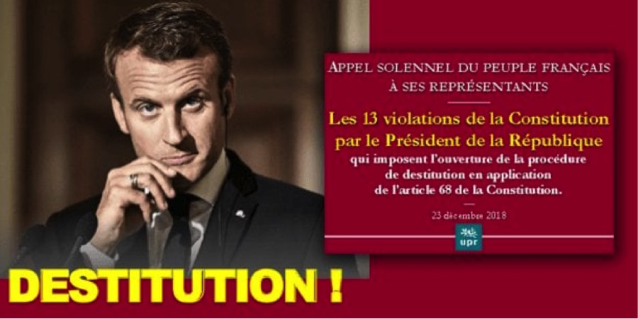 Destitution de Macron - AgoraVox le média citoyen destitution