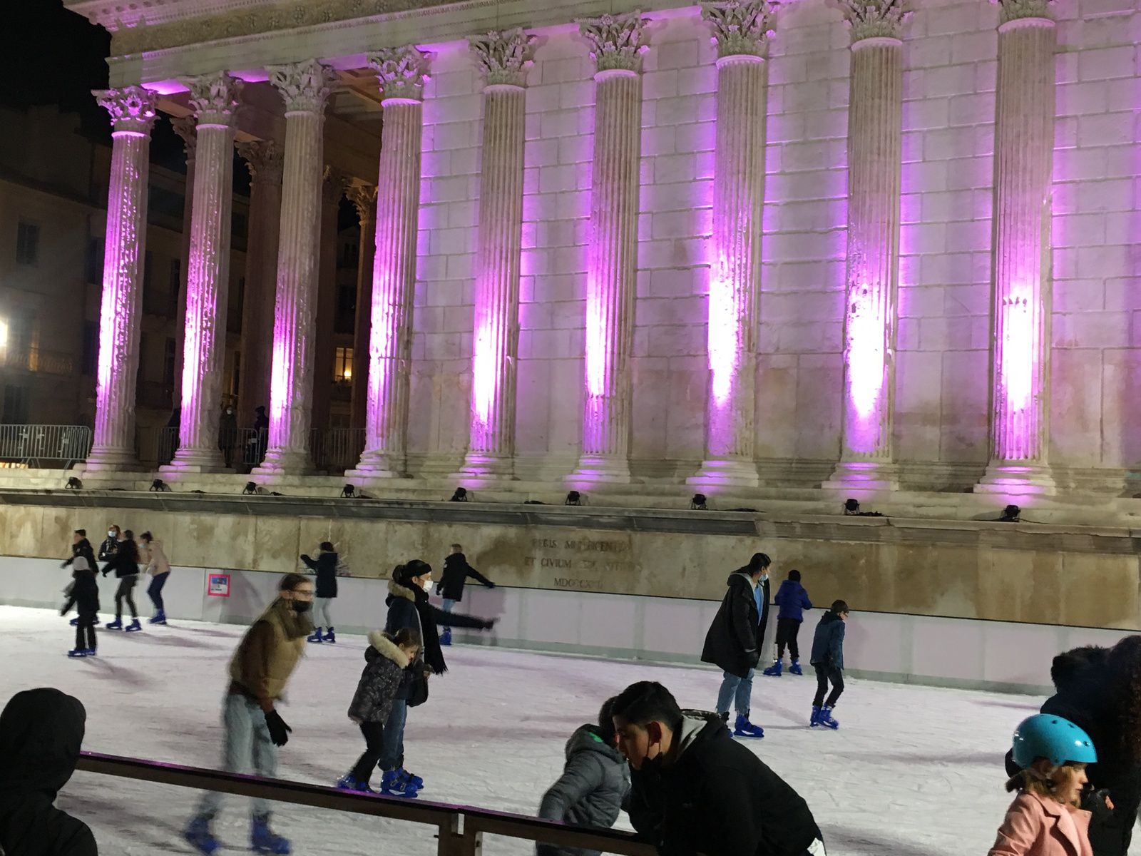 Les plaisirs du patin à glace...