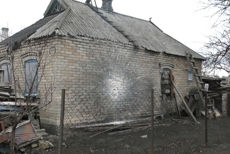 RPD - Sept habitations endommagées par les tirs de l'armée ukrainienne en deux jours