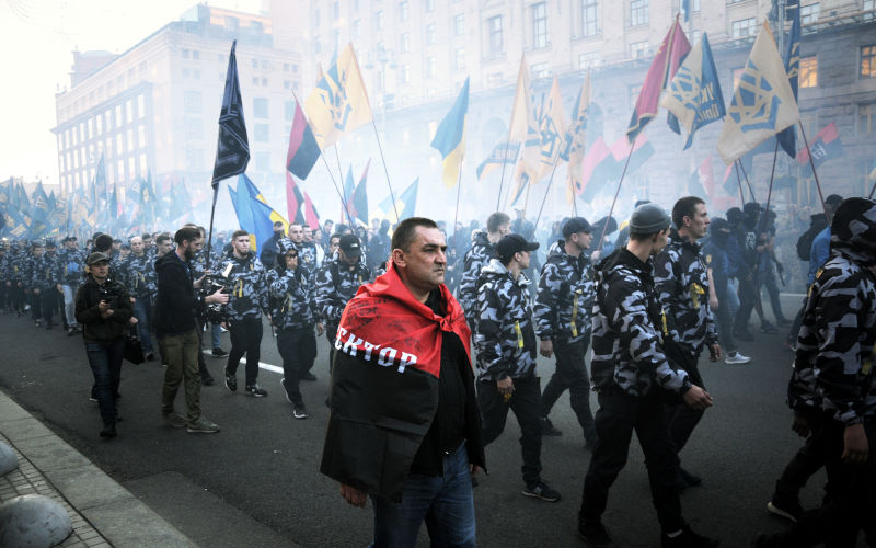 Le Jour des défenseurs de l'Ukraine sous le signe du néo-nazisme décomplexé