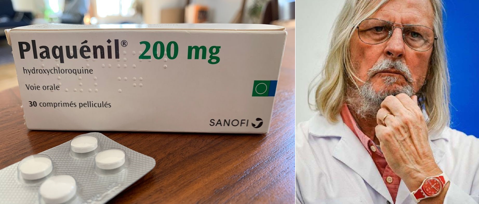 Le scandale de l'hydroxychloroquine