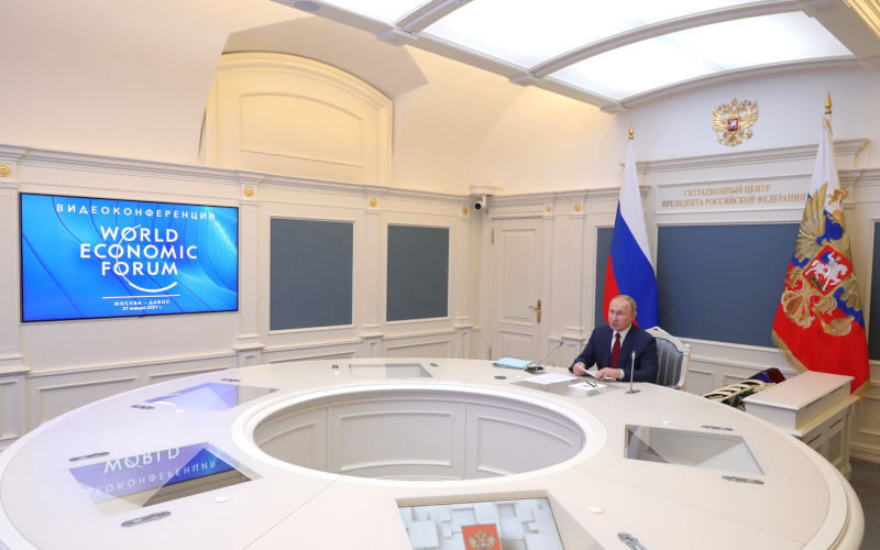 Discours de Vladimir Poutine au Forum de Davos 2021 - L'homme ne doit pas être un moyen, mais un but de l'économie