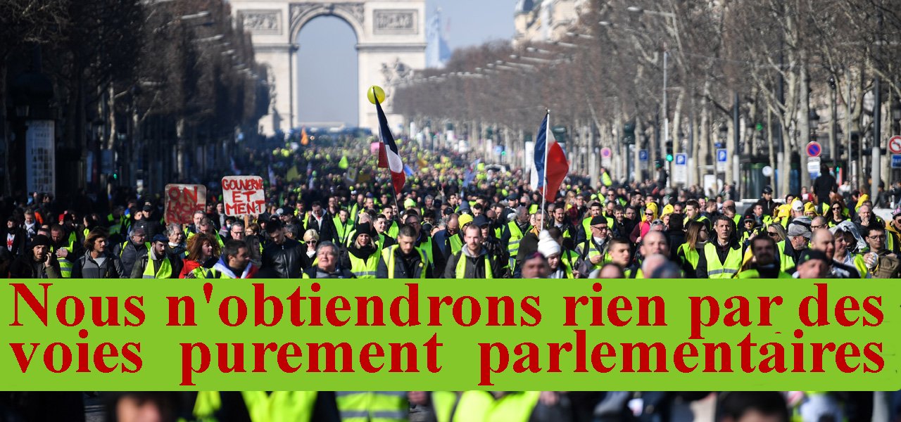 Après le mouvement des gilets-jaunes et à l'approche de l'élection présidentielle, il faut aller plus loin dans la voie de la résistance