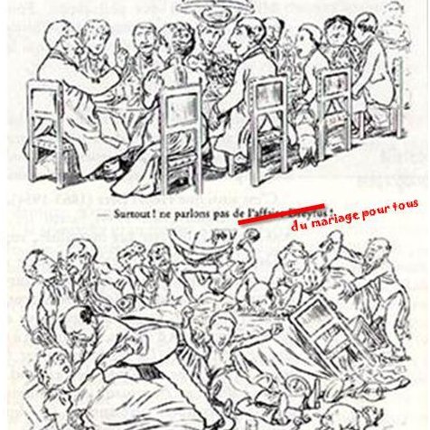 caricatures de mariage de même sexe