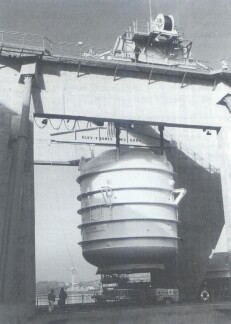 Chaufferie nucléaire dans son enceinte - photo DCNS