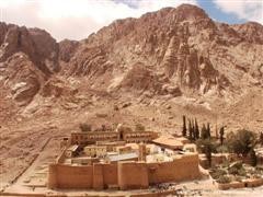 Le désert du Sinaï et le monastère Sainte Catherine