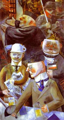 George Grosz : Les piliers de la société - 1926