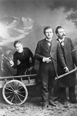 Lou Andreas-Salomé, Paul Rée et Friedrich Nietzsche en 1882
