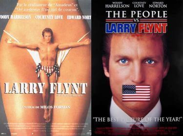Milos Forman sur Ciné Cinéma Club avec « Larry Flint » : retour sur son affiche provocante 