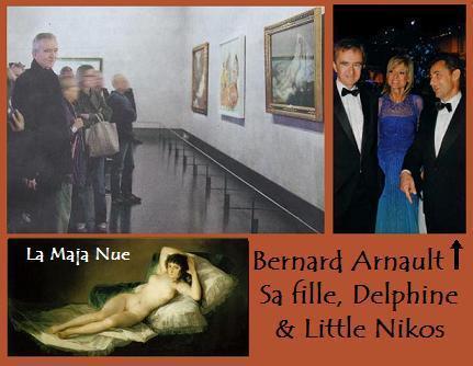 Quand « La Maja nue » regarde Bernard Arnault...