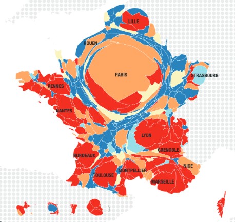 Évolution de l'emploi entre 2002 et 2012