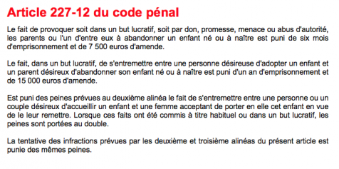 Code penal Article 227 12 JPE c0e89