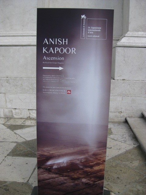 Les barbares dans la cité (II) - « Ascension » d'Anish Kapoor, sous la coupole de San Giorgio à Venise