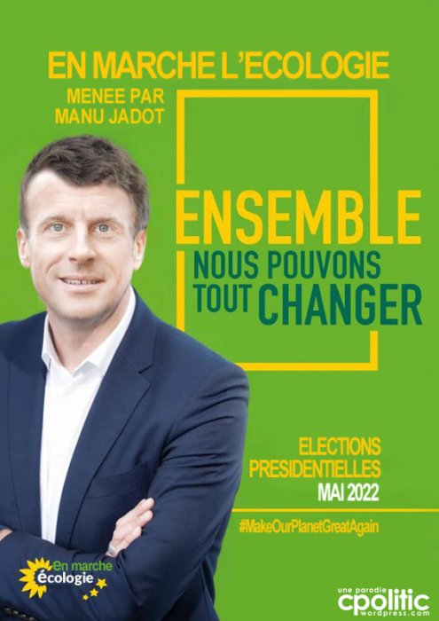Qui Va être Président En 2022 Les affiches d'Emmanuel Macron pour la campagne présidentielle de 2022