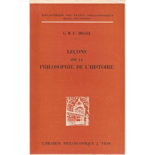 Hegel et le sens de l'Histoire