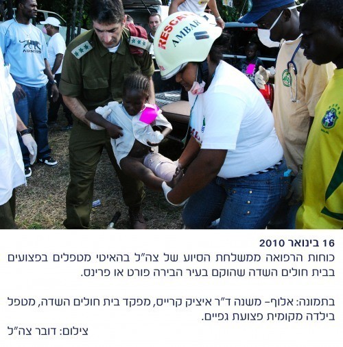 L'humanitaire, vu par Israël 